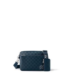 Uomo Louis Vuitton Collezione Damier | Borsa Messenger Trio