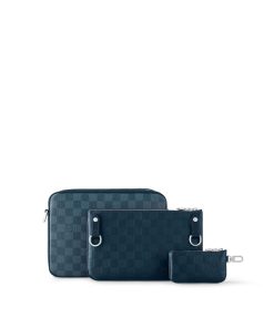 Uomo Louis Vuitton Collezione Damier | Borsa Messenger Trio