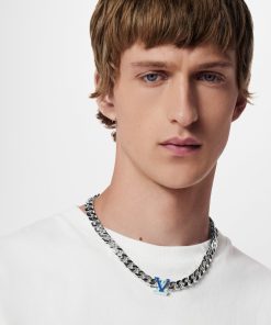 Uomo Louis Vuitton Collane E Pendenti | Collana Lv Chain