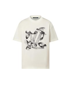 Uomo Louis Vuitton T-Shirt E Polo | T-Shirt In Cotone Stampato