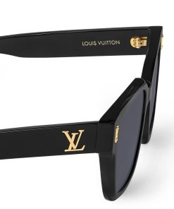 Uomo Louis Vuitton Occhiali Da Sole | Occhiali Da Sole Lv Confidence Square Nero