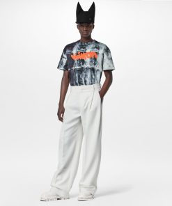 Uomo Louis Vuitton T-Shirt E Polo | T-Shirt Con Motivo Tie-Dye