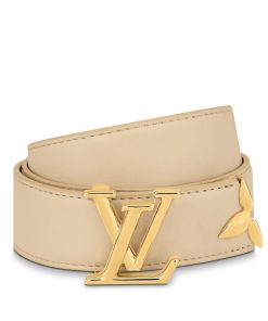 Donna Louis Vuitton Cinture | Cintura Pretty Lv 30 Mm Reversibile Beige