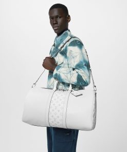 Uomo Louis Vuitton Selezione Di Borse In Pelle | Keepall Bandouliere 50