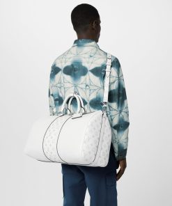 Uomo Louis Vuitton Selezione Di Borse In Pelle | Keepall Bandouliere 50