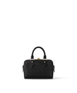 Donna Louis Vuitton Borse Con Catenella E Clutches | Speedy Bandouliere 20 Nero