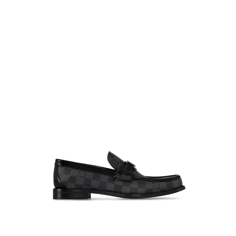 Uomo Louis Vuitton Mocassini | Mocassino Major Graphite