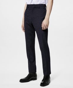 Uomo Louis Vuitton Pantaloni | Pantaloni A Sigaretta In Lana