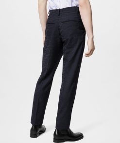 Uomo Louis Vuitton Pantaloni | Pantaloni A Sigaretta In Lana