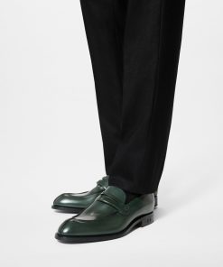 Uomo Louis Vuitton Mocassini | Mocassino Loafer Sorbonne Verde