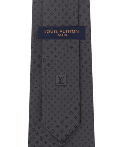 Uomo Louis Vuitton Cravatte E Fazzoletti Da Taschino | Cravatta Mixed Monogram Nero