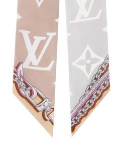 Donna Louis Vuitton Foulard In Seta E Bandeaux | Bandeau Ultimate Monogram Bb Blanc