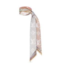 Donna Louis Vuitton Foulard In Seta E Bandeaux | Bandeau Ultimate Monogram Bb Blanc