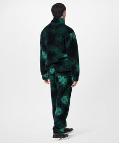 Uomo Louis Vuitton Pantaloni | Pantaloni Da Jogging In Pile Con Motivo Monogram Camo