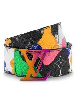 Uomo Louis Vuitton Cinture | Cintura Lv Initiales 40 Mm Reversibile Multicolore