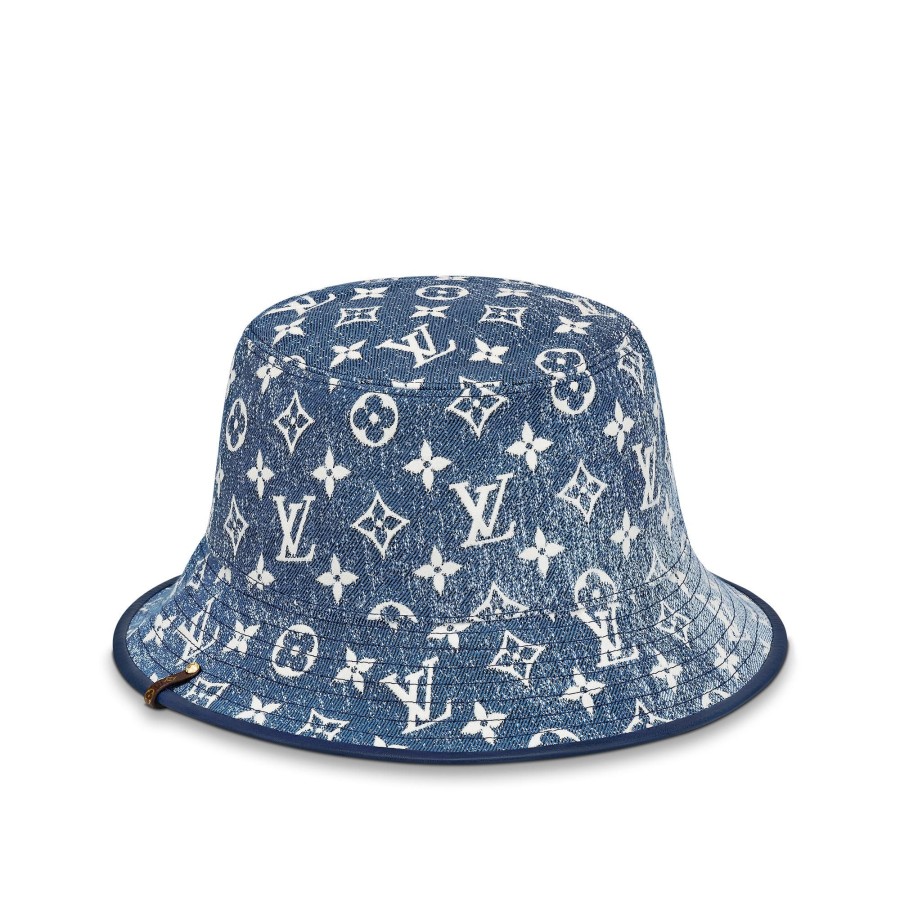 Donna Louis Vuitton Cappelli E Guanti | Cappello Monogram Jacquard Denim