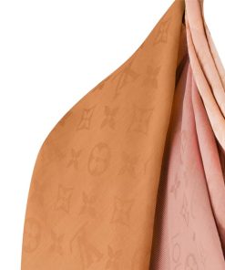 Donna Louis Vuitton Scialli E Stole | Scialle Lv Breeze Marrone/Rosa