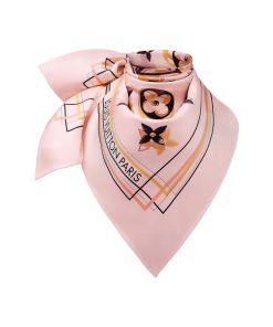 Donna Louis Vuitton Foulard In Seta E Bandeaux | Foulard Graphic Monogram 90