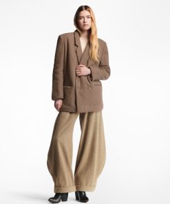 Donna Louis Vuitton Pantaloni | Pantaloni A Palloncino Con Motivo Effetto Chevron