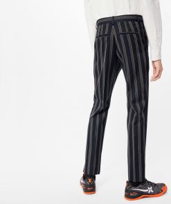 Uomo Louis Vuitton Pantaloni | Pantaloni A Sigaretta Con Motivo Di Catenelle