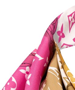 Donna Louis Vuitton Foulard In Seta E Bandeaux | Foulard Rising Confidential 70 Multicolore