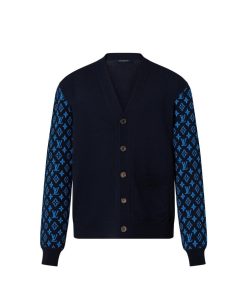 Uomo Louis Vuitton Maglieria E Felpe | Cardigan In Mix Di Cachemire Con Motivo Monogram