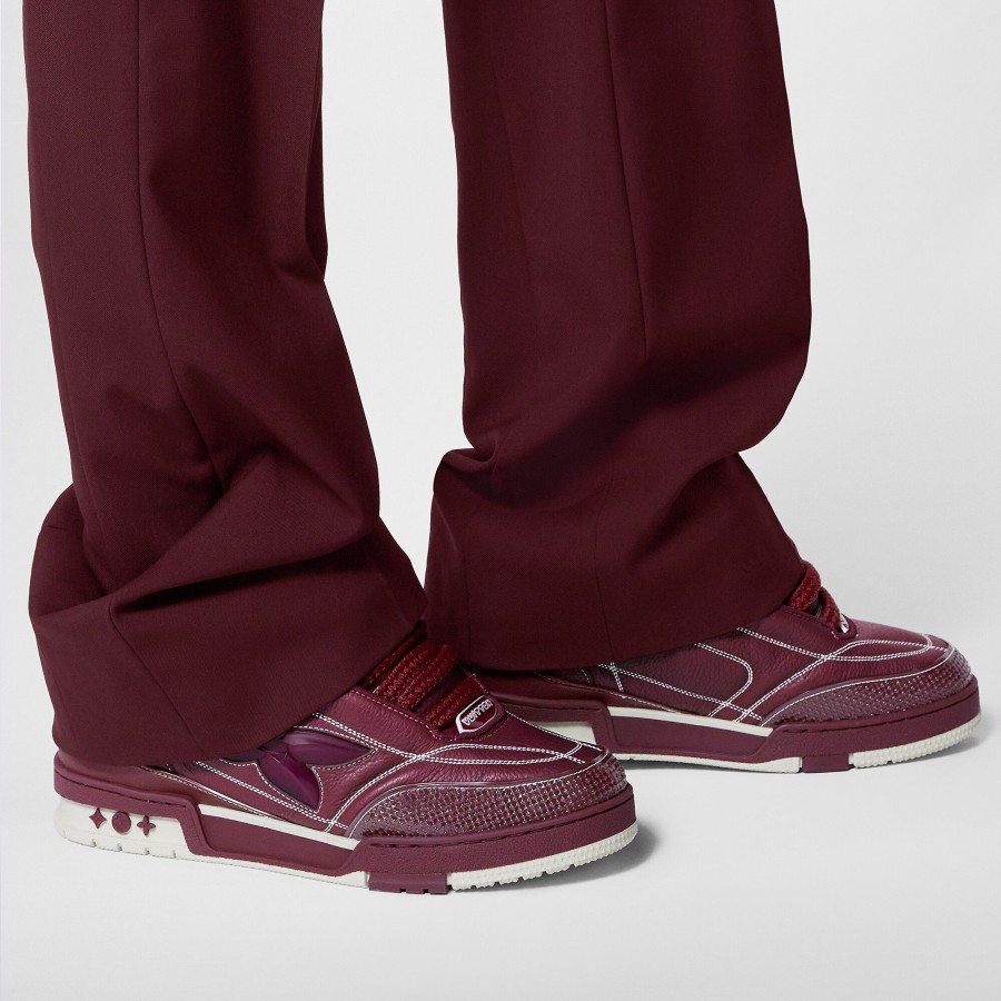 Uomo Louis Vuitton Sneakers | Sneaker Lv Skate Burgundy