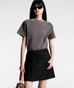 Donna Louis Vuitton Camicie E T-Shirt | T-Shirt Con Scollo A Barchetta