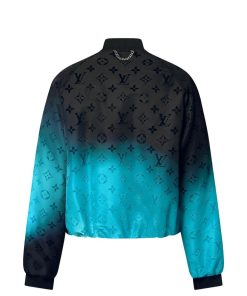 Uomo Louis Vuitton Capispalla E Cappotti | Bomber In Nylon Con Motivo Monogram Floccato