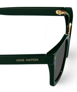 Uomo Louis Vuitton Occhiali Da Sole | Occhiali Da Sole Lv Urban Square Verde Fonce