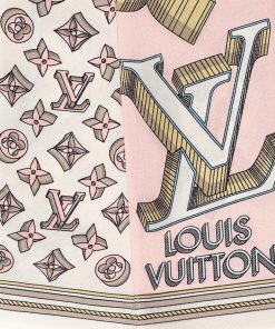 Donna Louis Vuitton Foulard In Seta E Bandeaux | Bandeau Ultimate 3D Rose Clair