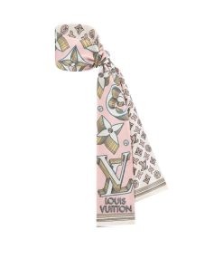 Donna Louis Vuitton Foulard In Seta E Bandeaux | Bandeau Ultimate 3D Rose Clair