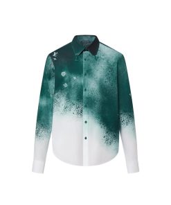 Uomo Louis Vuitton Camicie | Camicia A Maniche Lunghe Con Motivo Grafico