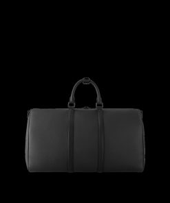 Uomo Louis Vuitton Borse Da Viaggio | Keepall Bandouliere 50 Nero