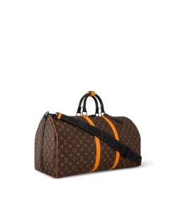 Uomo Louis Vuitton Icone Monogram | Keepall Bandouliere 55