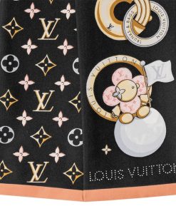 Donna Louis Vuitton Foulard In Seta E Bandeaux | Bandeau Vivienne And Beyond