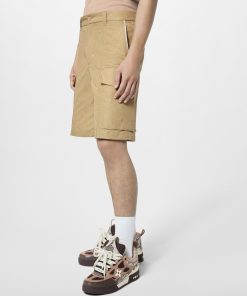 Uomo Louis Vuitton Pantaloni | Shorts Cargo In Tessuto Ripstop