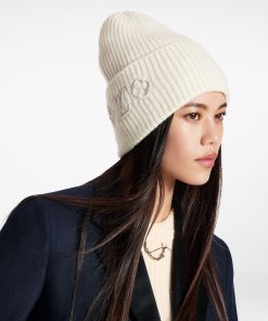 Donna Louis Vuitton Cappelli E Guanti | Berretto Lv Headline Blanc