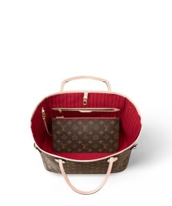 Donna Louis Vuitton Icone Monogram | Neverfull Mm Rosso Ciliegia