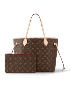 Donna Louis Vuitton Icone Monogram | Neverfull Mm Rosso Ciliegia