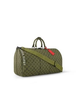 Uomo Louis Vuitton Icone Monogram | Keepall Bandouliere 55