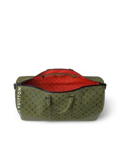 Uomo Louis Vuitton Icone Monogram | Keepall Bandouliere 55