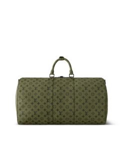 Uomo Louis Vuitton Icone Monogram | Keepall Bandouliere 55