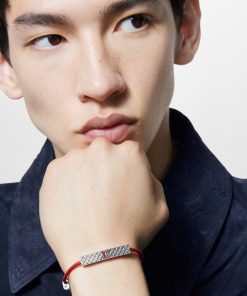 Uomo Louis Vuitton Bracciali | Bracciale Champs Elysees Rosso