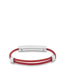 Uomo Louis Vuitton Bracciali | Bracciale Champs Elysees Rosso