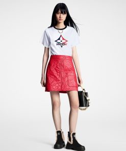 Donna Louis Vuitton Camicie E T-Shirt | T-Shirt Con Firma Fiocco Di Neve