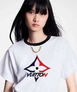 Donna Louis Vuitton Camicie E T-Shirt | T-Shirt Con Firma Fiocco Di Neve