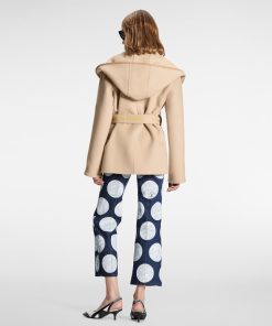 Donna Louis Vuitton Cappotti E Giacche | Cappotto A Vestaglia Double Face Corto Con Firma