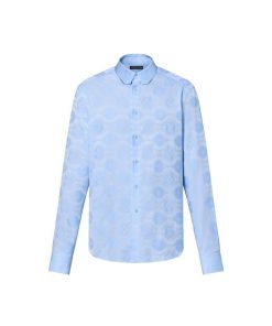 Uomo Louis Vuitton Camicie | Camicia In Cotone A Maniche Lunghe