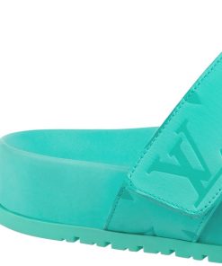 Donna Louis Vuitton Mule E Slider | Mule Bassa Bom Dia Vert D'Eau